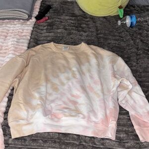PINK Victoria's Secret Cream and Pink Sweater